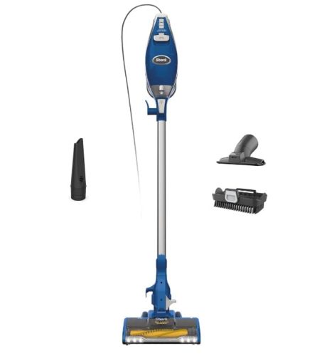 Shark HV322 Rocket Deluxe Pro Corded Stick Vacuum with LED Headlights, XL Dust Cup, Lightweight, Perfect for Pet Hair Pickup, Converts to a Hand Vacuum, with Pet Attachments, Bordeaux\/Silver photo review