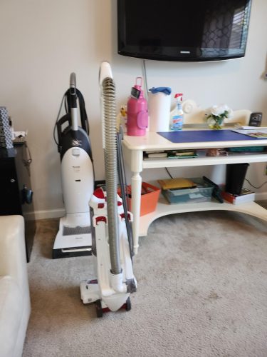 Shark ZU503AMZ Navigator Lift-Away Upright Vacuum with Self-Cleaning Brushroll, HEPA Filter, Swivel Steering, Upholstery Tool & Pet Crevice Tool, Perfect for Pets & Multi-Surface, Teal photo review