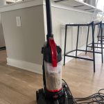 BISSELL CleanView Compact Upright Vacuum, Fits In Dorm Rooms & Apartments, Lightweight with Powerful Suction and Removable Extension Wand, 3508, Red,black photo review