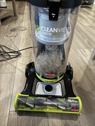 BISSELL CleanView Swivel Vacuum with Triple Action Brush Roll, Swivel Steering, Extension Wand, Easy-Empty Dirt Tank, Multi-Cyclonic Suction System photo review