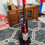 BISSELL CleanView Compact Upright Vacuum, Fits In Dorm Rooms & Apartments, Lightweight with Powerful Suction and Removable Extension Wand, 3508, Red,black photo review