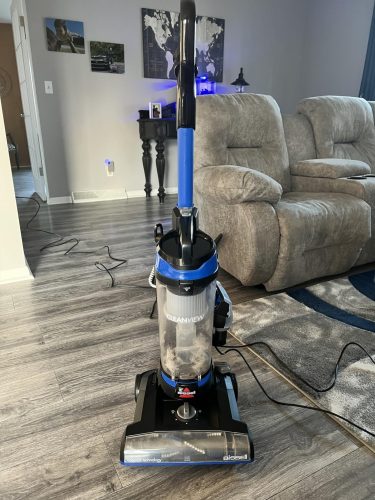 BISSELL CleanView Upright Bagless Vacuum Cleaner with Active Wand, 3536,Black\/Cobalt Blue photo review